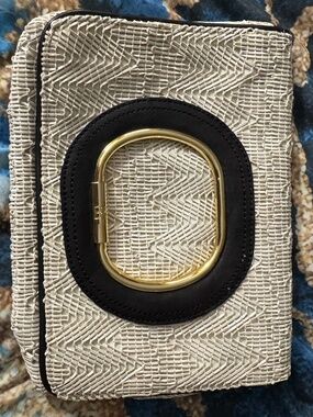 BCBG WOVEN CLUTCH